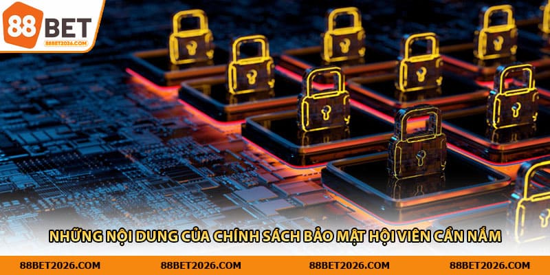Những nội dung của chính sách bảo mật hội viên cần nắm